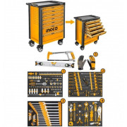 Набор инструментов в шкафе/органайзер 162 шт INGCO HTCS271621