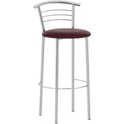 Барный стул Новый стиль Marco Hoker Chrome V3 Brown