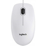 Logitech B100 Oprical Mouse, White, USB, OEM