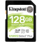 128GB SD Class10 UHS-I U1 (V10) Kingston Canvas Select Plus, Read: 100MB/s. Write: 85MB/s