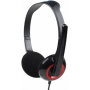 Gembird MHS-002 Stereo Headphones with Microphone, Black