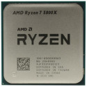 AMD Ryzen 7 5800X, Socket AM4, 3.8-4.7GHz (8C/16T), 4MB L2 + 32MB L3 Cache, No Integrated GPU, 7nm 105W, Unlocked, tray