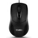 Mouse SVEN RX-110, Optical Mouse, 1000 dpi, USB, Black