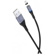 Magnetic Micro-USB Cable XO, NB125, Black 