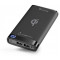 Wireless Power Bank Cellularline 8000mAh, Black