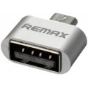 Adapter Remax OTG Micro-USB to USB A, Silver 