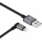 Lightning Cable Moshi, with conector 90 degrees, Black