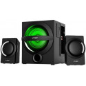 Speakers F&D A140X Black, Bluetooth, USB reader, LED, Remote control, 37w / 13w + 2 x 12w / 2.1