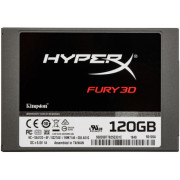 2.5" SATA SSD   120GB  Kingston HyperX  Fury 3D KC-S44120-6F [R/W:500/500MB/s, 3D NAND TLC]