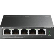 5-port Gigabit Switch TP-LINK TL-SG1005LP, with 4-Port PoE, steel case, 40W Budget