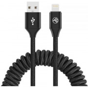 Cable USB - Lightning, 3A, 1.8m, Tellur Black  TLL155396