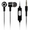 Earphones SVEN E-109M, Black, with Microphone, 4pin 3.5mm mini-jack, cable 1.2m