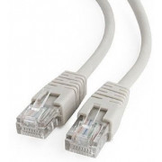  5m Gembird FTP Patch Cord Gray PP22-5M, Cat.5E, Cablexpert, molded strain relief 50u" plugs