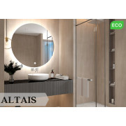 Oglinda  ALTAIS alb cald (3000K) buton Touch d.600