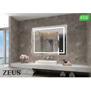 Oglinda  ZEUS alb cald (3000K) buton Touch 700x600