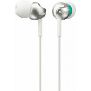 Earphones  SONY MDR-EX110AP, Mic on cable,  4pin 3.5mm jack L-shaped, Cable: 1.2m, White
