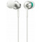 Earphones SONY MDR-EX110AP, Mic on cable, 4pin 3.5mm jack L-shaped, Cable: 1.2m, White
