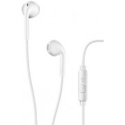 Ploos capsule earphone with mic, White