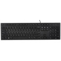 Keyboard Dell KB216, Multimedia, Fn Keys, Quiet keys, Spill resistant, Black, USB