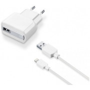 Cellular iPhone Compact USB Charger, White 