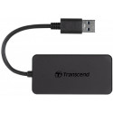USB  3.0 Hub 4-port Transcend TS-HUB2K Black (1xUSB-A 3.0 to 4xUSB-A 3.0 5Gb/s)