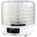 Fruit Dryer Gorenje FDK500GCW, 380 W. 5 sections. volume of sections 17.5L. 35-70 °С, timer, white