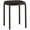 Стул DP Boom negru K02, Металл, Пластик, Черный