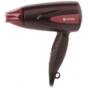 Hair Dryer VITEK VT-2261, 1300W, 2 speeds, 2 heat modes, bordo 