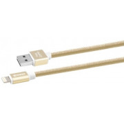 Micro-USB Cable Xpower, Nylon, Gold 
