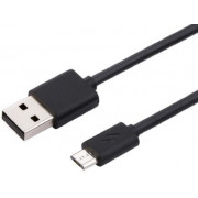 Micro-USB Cable Xpower, Nylon, Black 