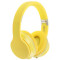 Helmet On-Ear Wireless Headphones Macaron HiFi, Yellow