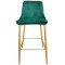 Scaun de Bar Clasic~Green&Golden legs