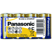 C size  Panasonic ALKALINE Power 1.5V, Alkaline, Shrink*4, LR14REB/4P