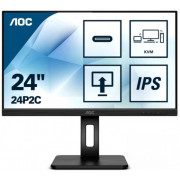 Monitor 23.8" AOC IPS LED 24P2C Black 3-sides Borderless