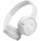 Headphones Bluetooth JBL T510BT, White, On-ear