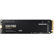 M.2 NVMe SSD 250GB  Samsung 980 , PCIe3.0 x4 / NVMe1.3, M2 Type 2280, Read: 3500 MB/s, Write: 2300 MB/s, Read /Write: 250,000/550,000 IOPS, Controller Samsung Phoenix, 3D TLC (V-NAND)