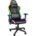 Trust Gaming Chair GXT716 RIZZA RGB LED Illuminated, Height adjustable armrests, Class 4 gas lift, Solid base frame with 60mm wheels, 90°-175° adjustable backrest, Wireless remote control, Including comfortable lumbar and neck pillow, up to 150kg