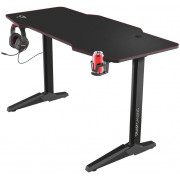 Trust Gaming Desk GXT 1175 Imperius XL with full-surface mouse pad, (140x66cm) for ultimate gaming freedom, Cable management system to hold and guide your cables out of sight