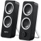 Speakers 2.0 Logitech Z200 5W (2 x 2.5W), 3.5mm input x 2, Headphone jack, Black