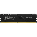 32GB DDR4-3200  Kingston FURY® Beast DDR4, PC24000, CL16, 1.35V, Auto-overclocking, Asymmetric BLACK low-profile heat spreader, Intel XMP Ready  (Extreme Memory Profiles)