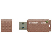 32GB USB3.0  Goodram UME3 Eco Friendly, Plastic, Housing made of 100% degradable materials, Anti-slip design (Read 60 MByte/s, Write 20 MByte/s)