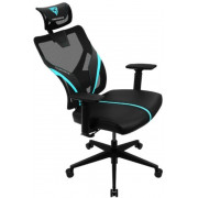 Gaming Chair ThunderX3 Yama1  Black/Cyan, User max load up to 150kg / height 165-180cm