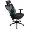 Gaming Chair ThunderX3 Yama1 Black/Cyan, User max load up to 150kg / height 165-180cm