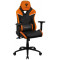 Gaming Chair ThunderX3 TC5 Black/Tiger Orange, User max load up to 150kg / height 170-190cm