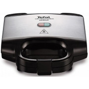 Toaster Sandwich Tefal SM155212, 700W power output, for preparing of sandwiches,  non-stick coating, control light, thermally insulated handle, stainless steel