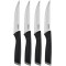 Knife Set Tefal K221S404, Comfort . 4 knives. black