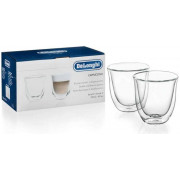 "Glass cups DeLonghi 190ml 2pcs
. Capacity 190ml 2pcs. glass"