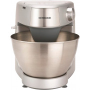 Food Processor Kenwood KHC29.WOSI, 1000W power output, bowl 4.3L, blender 1.2L. citrus squeezer, 3 discs for rubbing and shredding. meat mincer. 5 speed levels plus pulse level,  silver inox