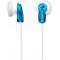 Earphones SONY MDR-E9LPL, 3pin 3.5mm jack L-shaped, Cable: 1.2m, Blue