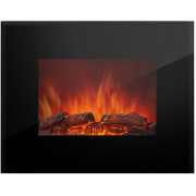 Electric Fireplace Electrolux EFP/W-1100ULS, 1800W, Real Fire Perfect, remote control, black